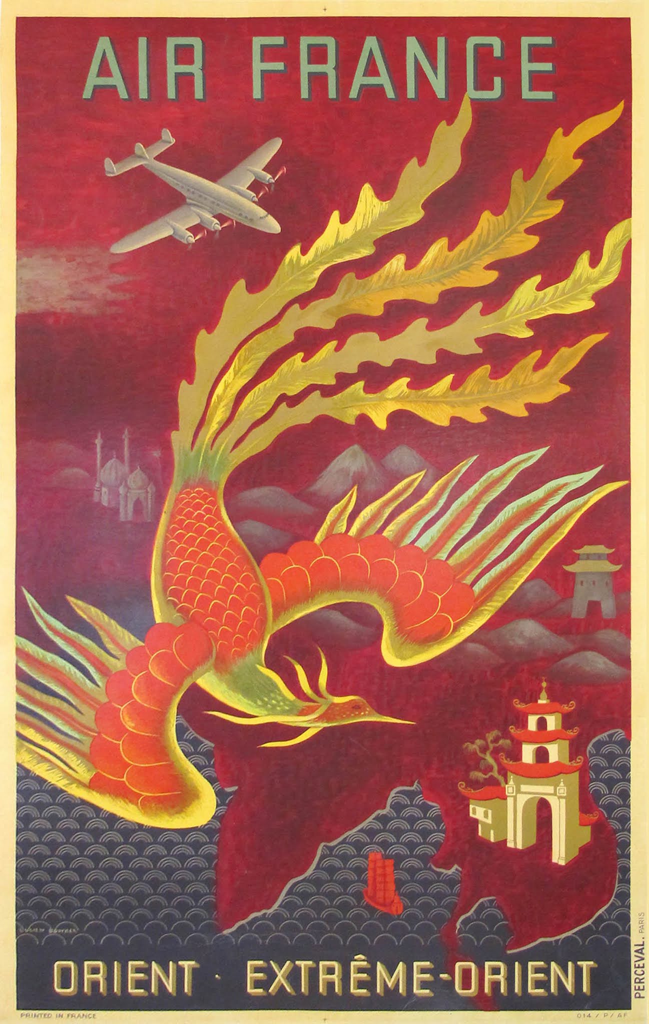Tranh vẽ quảng cáo du lịch Việt Nam đặc sắc thời Pháp thuộc