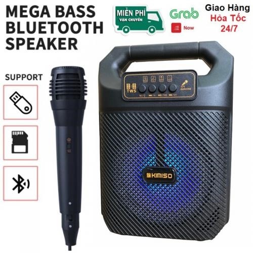 Loa Karaoke Kèm Mic QS-3607, Âm Lượng Cực Lớn, Âm Bass Mạnh Mẽ, Hát Karaoke Gia Đình, Đi Dã Ngoại