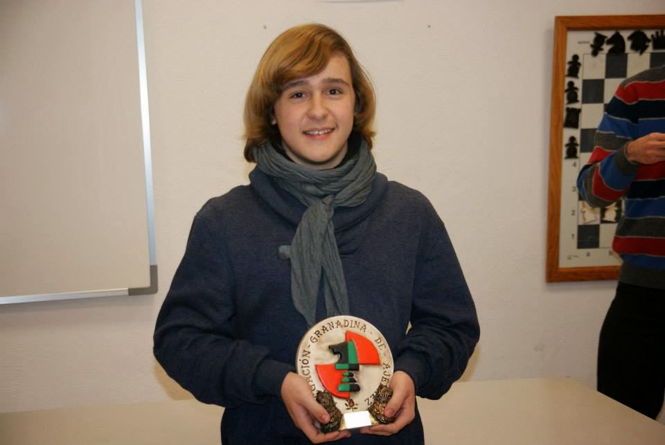 RUBÉN DOMINGO, Hexacampeón Provincial de Granada de ajedrez por edades, absoluto ràpido y equipos