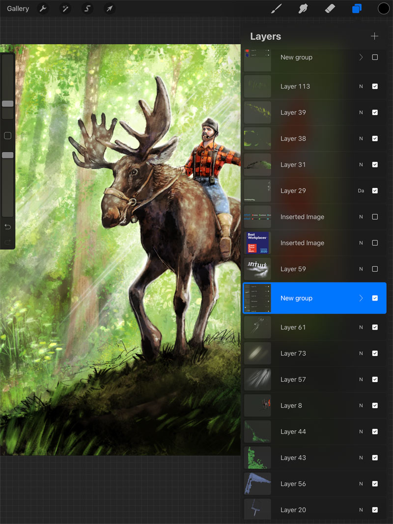 Cutting Edge Conformity Making illustrations in ProCreate