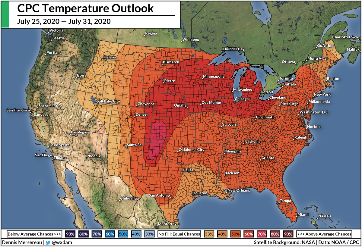 July's Memorable Heat Wave Will Continue With Dangerous Heat in Midwest