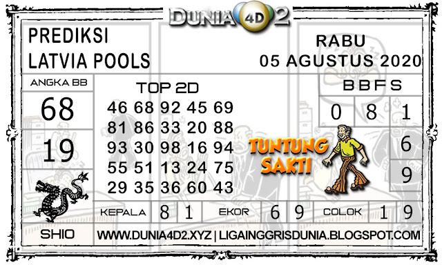 Prediksi Togel LATVIA DUNIA4D2 05 AGUSTUS 2020