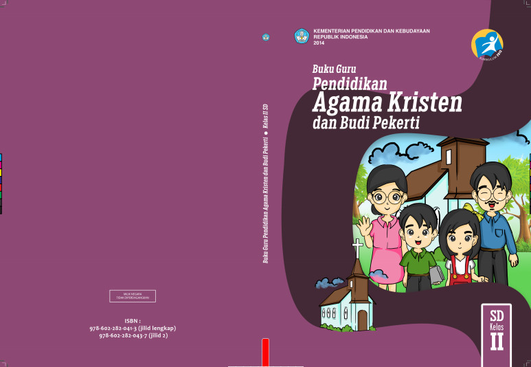 Download Gratis Buku Guru Pendidikan Agama Kristen dan Budi Pekerti Kelas 2 SD Kurikulum 2013 Format PDF