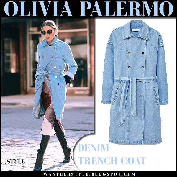 mango denim trench coat