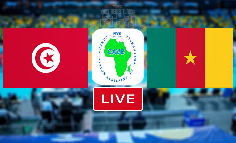 Match Tunisie vs Cameroun Live Stream Volleyball Champion d'Afrique