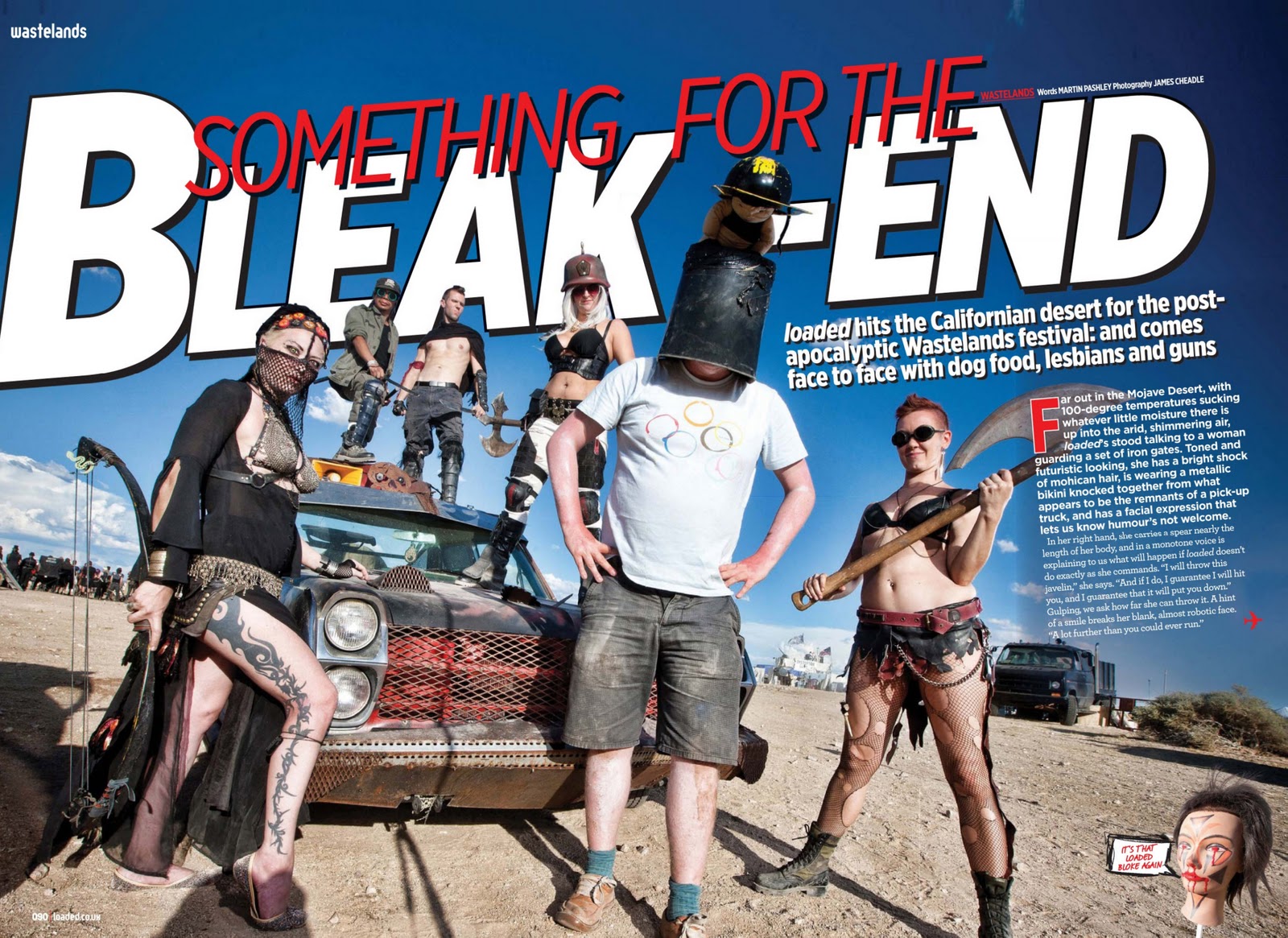 Futuro Finale 2088AD Wasteland Weekend article.