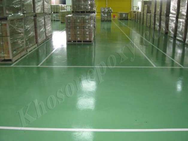 sơn epoxy sàn nhà xưởng