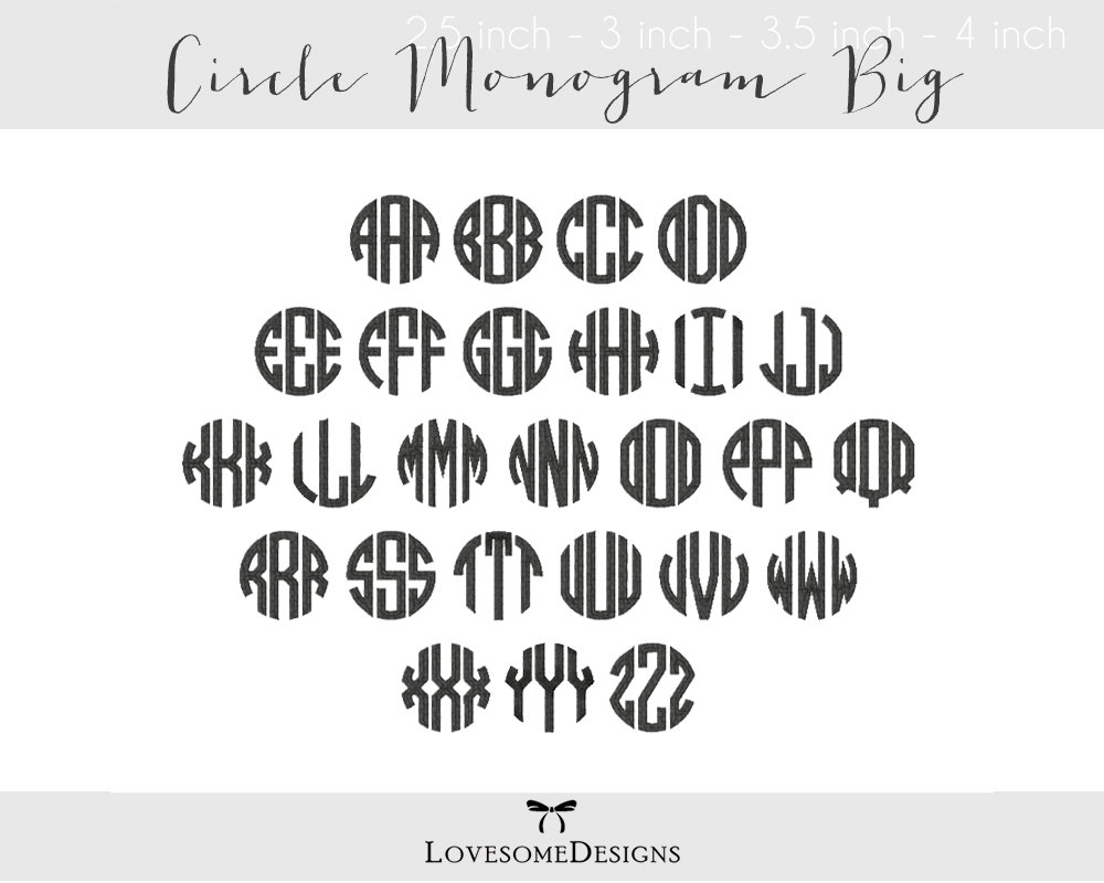 Lovin&#39; Ewe: Monogram Fonts
