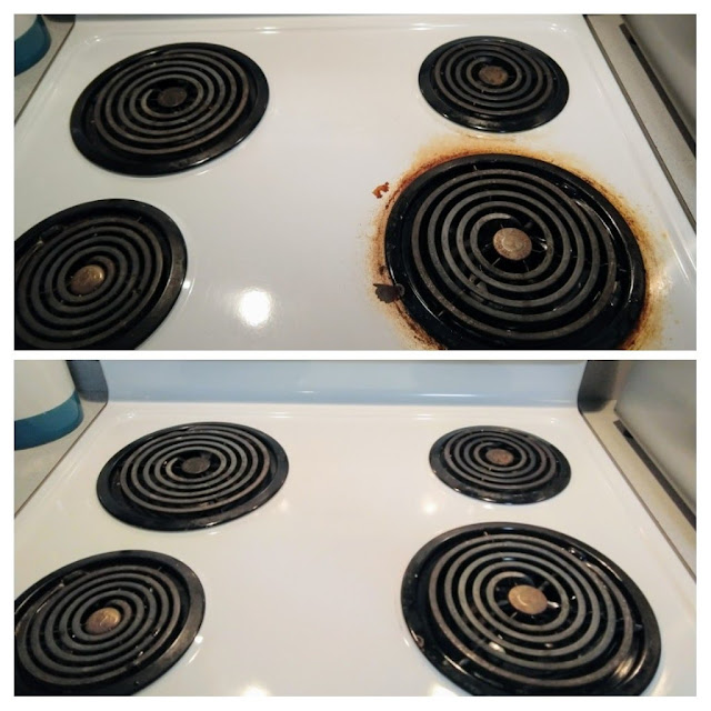 Christian Homekeeping Removing Burn Stains on Stove Top