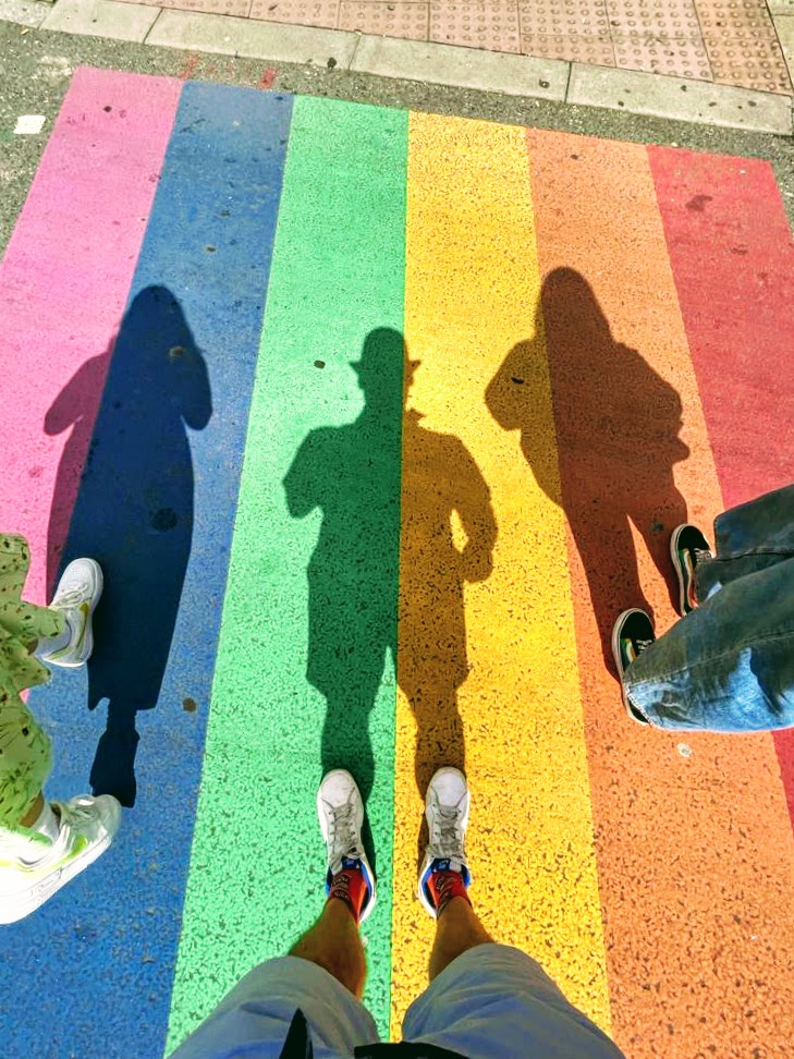 Rainbow Crossing In Camden London, UK Travel
