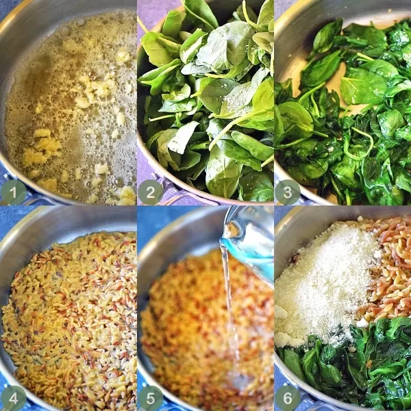 Orzo Pasta Recipe with Spinach and Parmesan Life Tastes Good