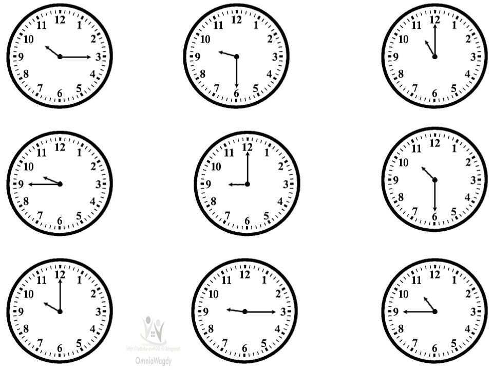 مدونة أيمن ذكى The time education كروت أنشطة لتعليم الوقت لأطفال الحضانة