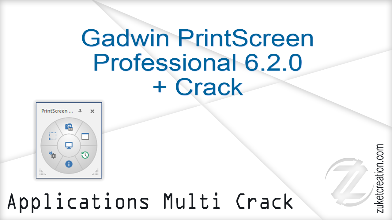 Black Harckerss Gadwin PrintScreen Professional 6.2.0 + Crack 24 MB