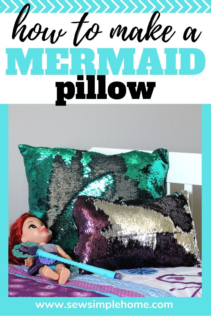 mermaid travel pillow