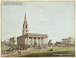 View of St John's Church designed by Lieutenant James Agg of the Bengal Engineers based on James Gibb's St Martin-in-the-Fields in London, Calcutta, 1788