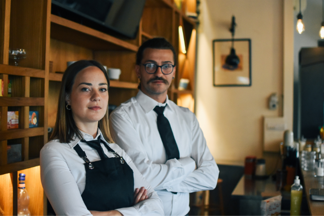 Empresários do ramos de  cafeteria