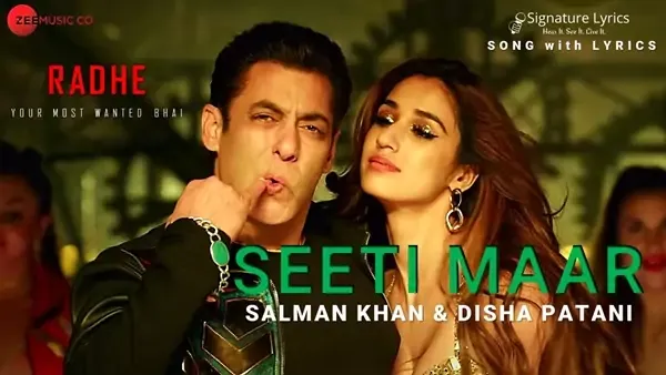 Seeti Maar Lyrics - Radhe | Salman Khan, Disha Patani | Rockstar DSP