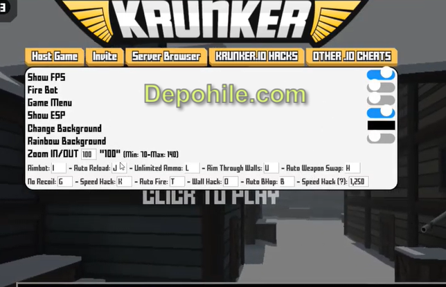 Krunker.io Hile Türkçe ESP,Zoom Multihack Kurulumlu Temmuz 2019