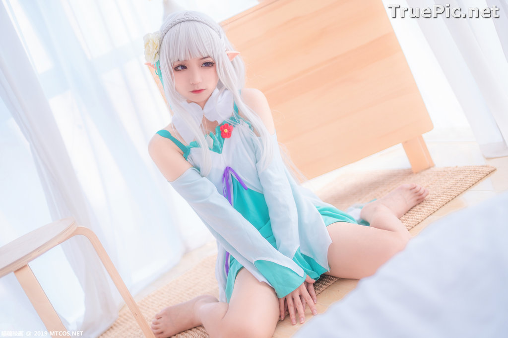 Image [MTCos] 喵糖映画 Vol.020 – Chinese Cute Model – Re:Zero Emilia Cosplay - TruePic.net - Picture-13