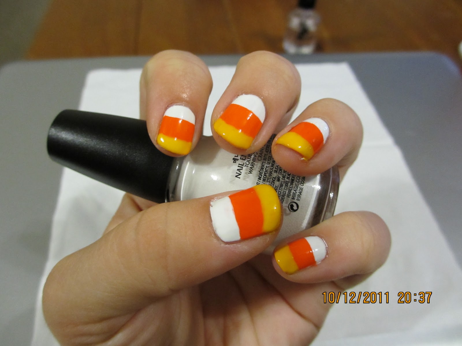 Crafts After College: Candy Corn Nails