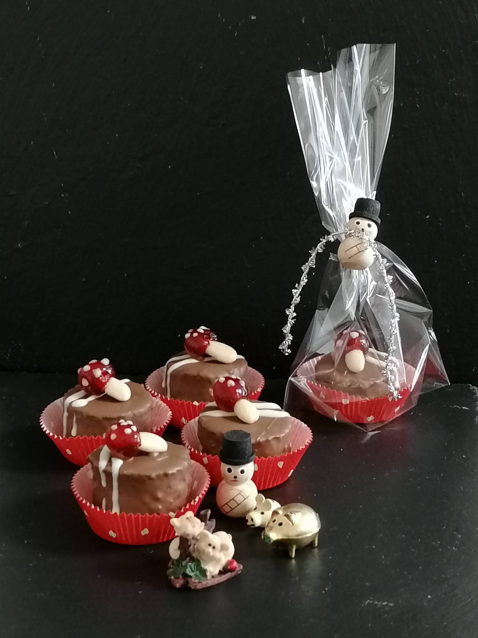 Sachertörtchen Glücksbringer