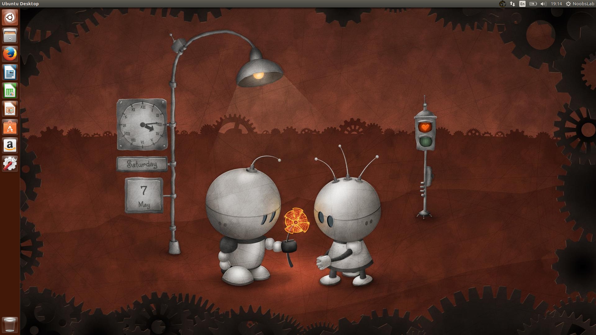 Wallch 4 Wallpaper Manager (Live Clock) for Ubuntu/Linux Mint via PPA NoobsLab Eye on