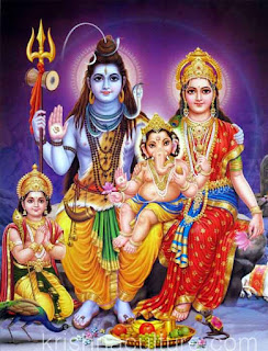 Shiva-Parvati & kartikey, Ganesha Image