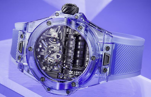 Buying Guide of Replica Hublot Big Bang MP-11 Blue Sapphire Magic Gold Watches 1