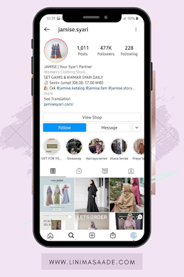 Akun Online Shop Toko Baju Hijab Instagram