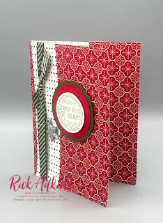 Learn how to make a gift card holder from Designer Series Paper perfect for the Holiday Season!  Click here to learn more