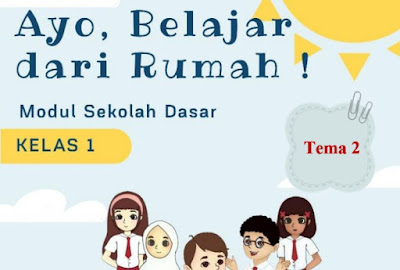 Modul Kelas 1 Tema 2 Sekolah Dasar Belajar Dari Rumah