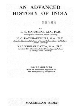 An Advanced History Of India Pdf Download Free Of By R C Majumdar An Advanced History Of India Pdf Download Free Of By R C Majumdar