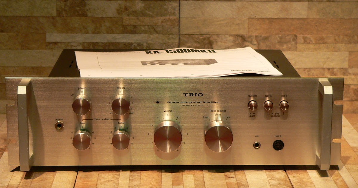 TRIO プリメインアンプ KA-3100G 取説あり