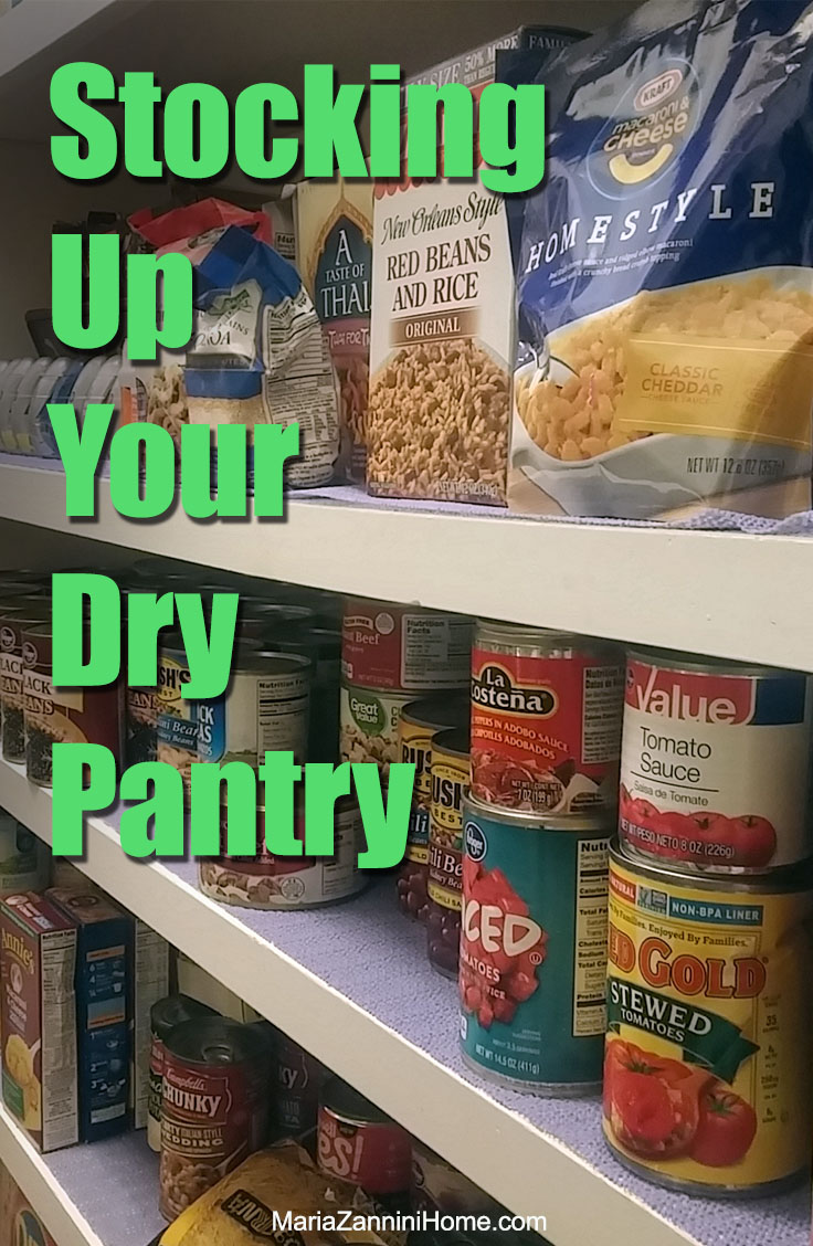 How To Stock Up Your Pantry