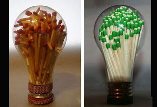 ideias de como reaproveitar lâmpadas queimadas