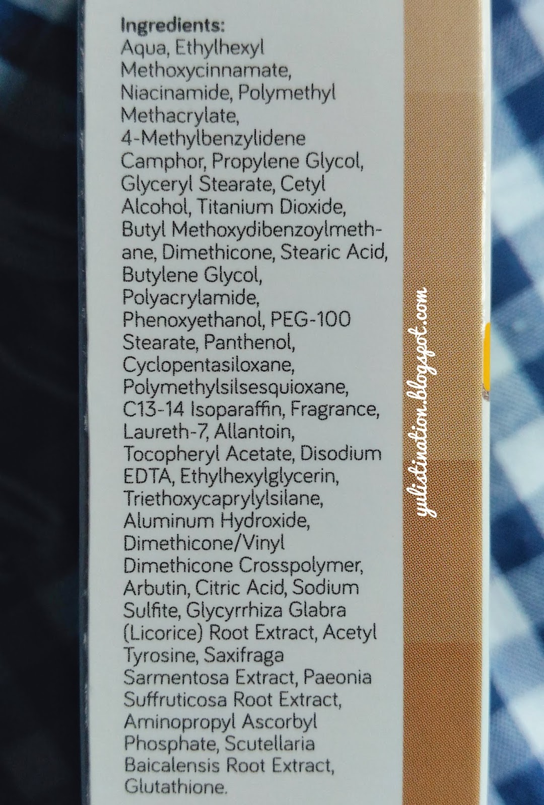 ingredient wardah perfect bright moisturizer