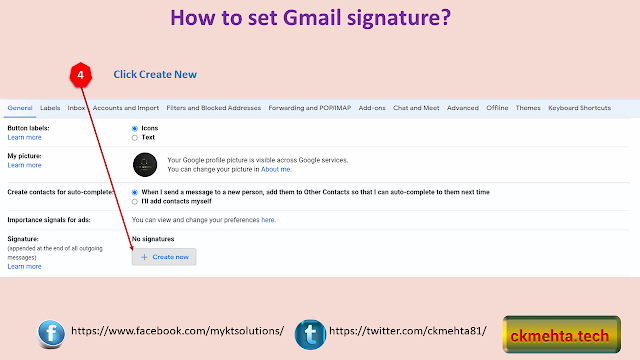 Gmail signature