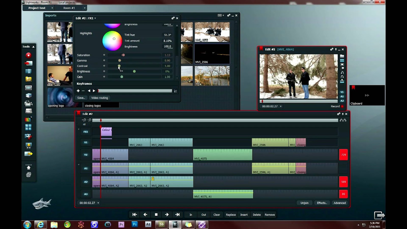 video editing software for pc