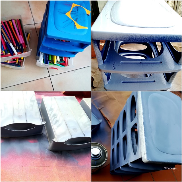 ✨💙 DIY-RENOVANDO CAJONERA DE PLÁSTICO A COLOR BLANCO, RENOVATING