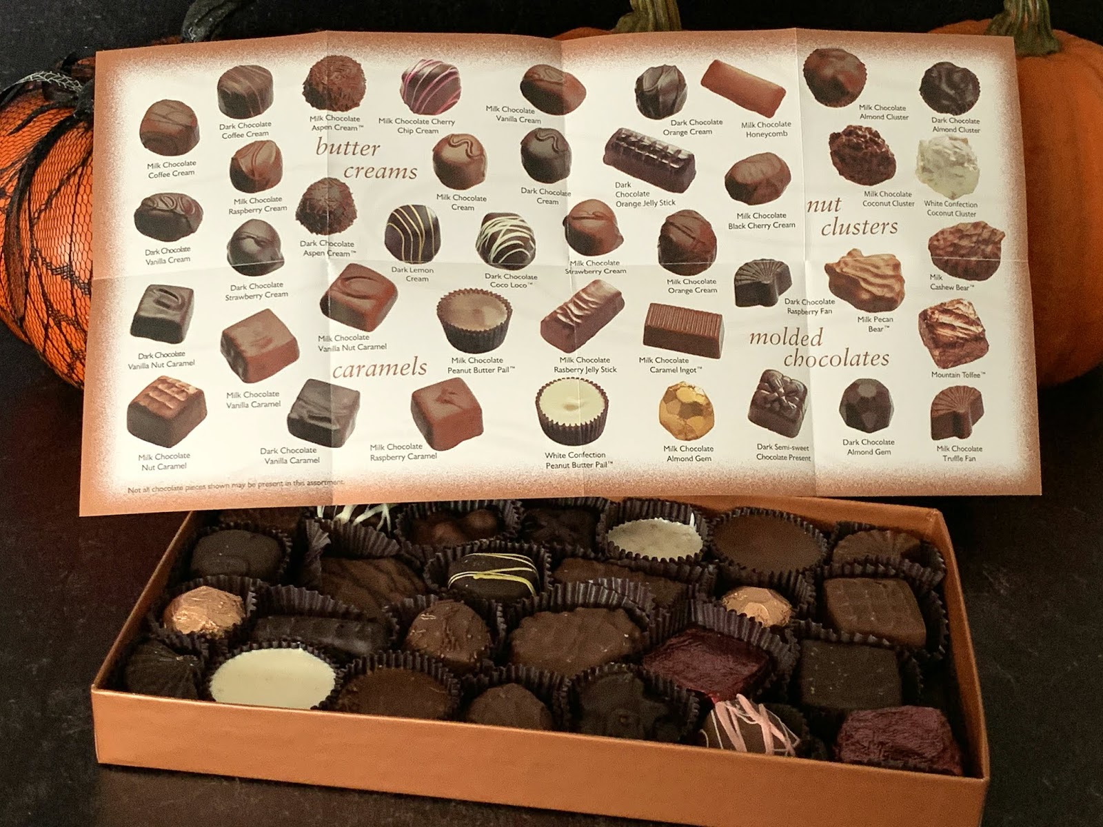 Rocky Mountain Chocolate Factory Assorted JackOLantern "Boo" Box of