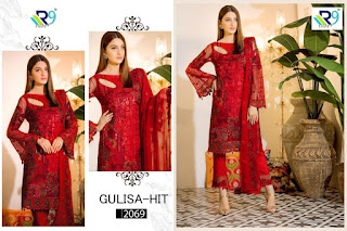 R9 Designer Gulisa Hit Georgette Pakistani Suits Collection