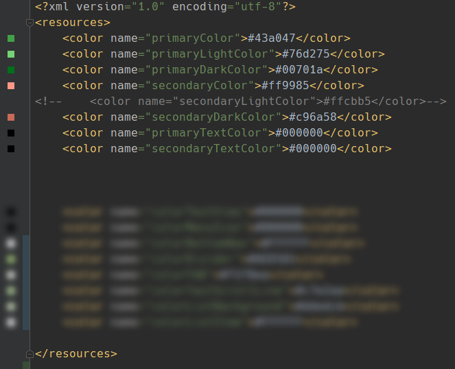 Android Dark Theme 사용하기산을 붉게 물들이는 꽃