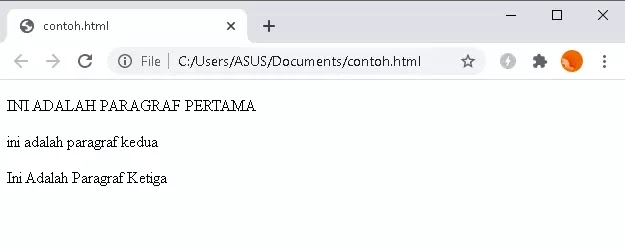 Penggunaan property text-transform Text transform