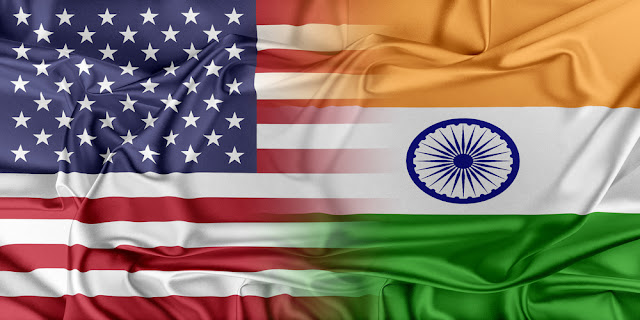 U.S and Indian Flag