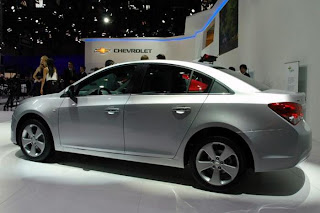 new chevrolet cruze facelift side view
