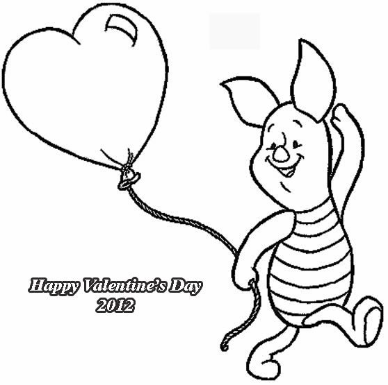 valentine tigger coloring pages - photo #20