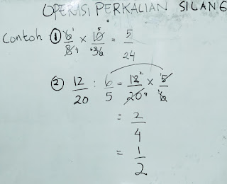 Matematika Operasi Perkalian Silang