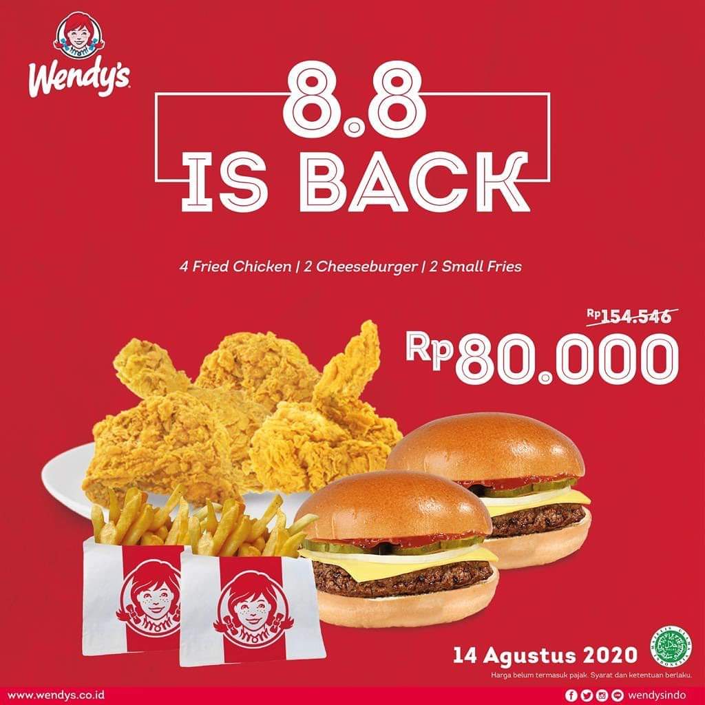 Promo WENDYS Terbaru