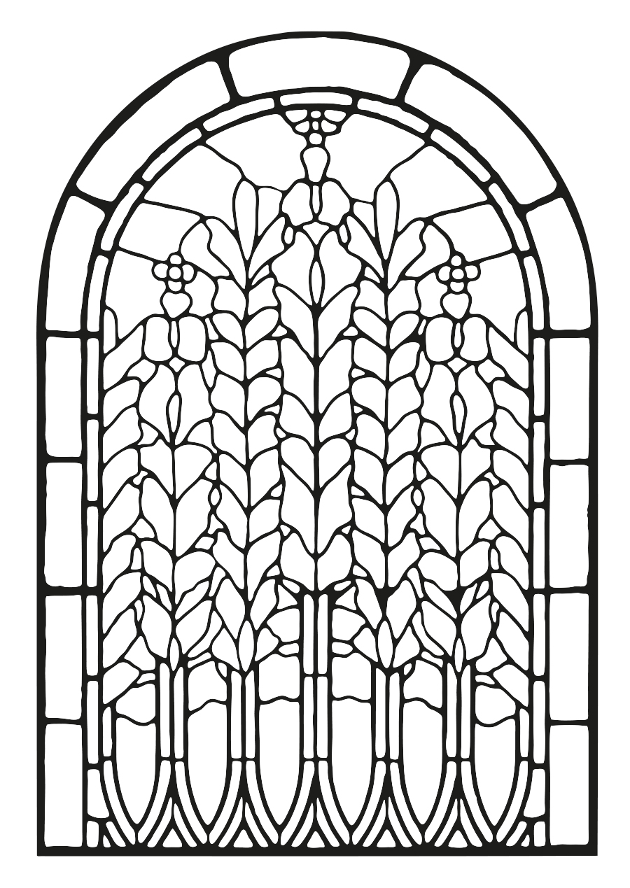 Stained Glass Coloring Pages Coloring Print stained-glass-coloring-pages-coloring-print