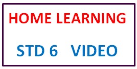STD 6 Home Learning Video